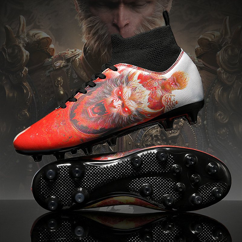 New Black Myth Wukong Men's Football Shoes AG Fashionable Soccer shoes