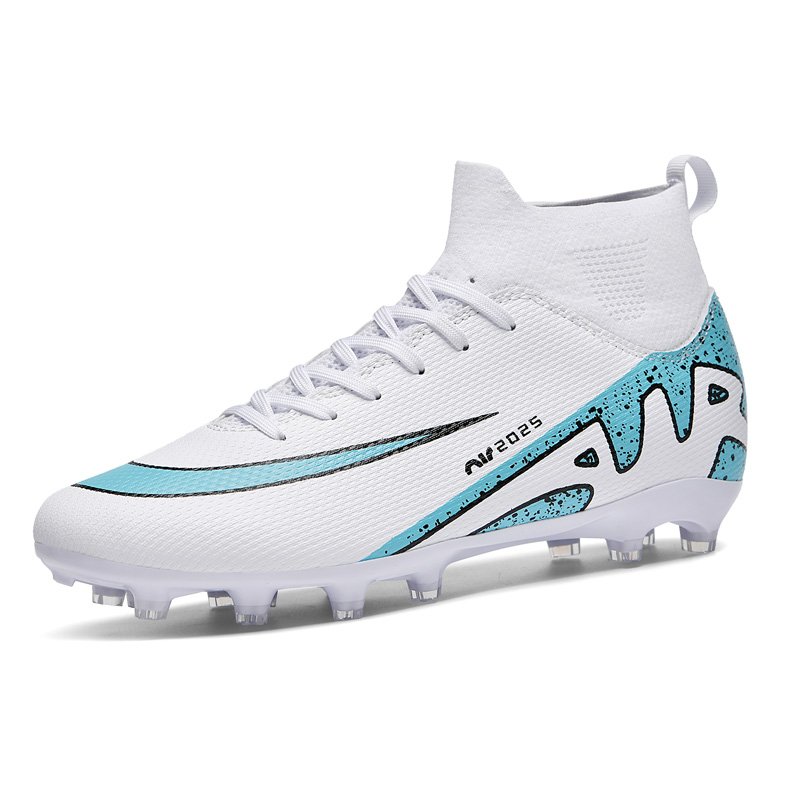 Wholesale Popular Fashion Futsal Trend High-Cut Classical Fg/Tf Sport Wide Feet Solid Light Man Women Soccer Cleat Shoes Boots