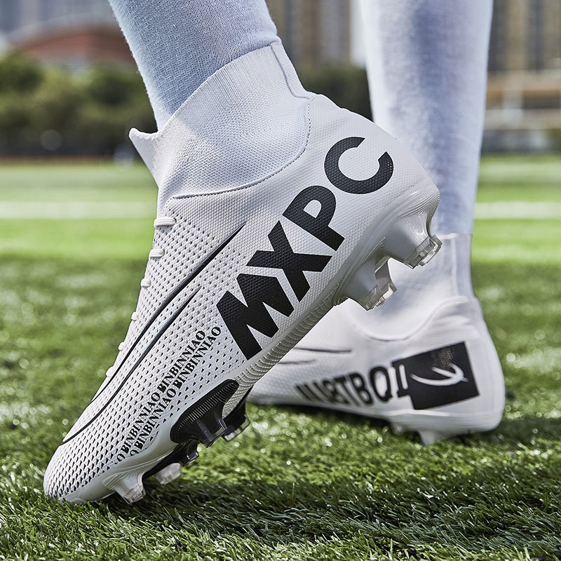 Factory Good Quality American High Top Adult Long Nail Casual AG Sport Soccer Shoes Mud High Cut Training Men Football Shoes