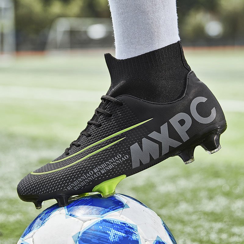 Factory Good Quality American High Top Adult Long Nail Casual AG Sport Soccer Shoes Mud High Cut Training Men Football Shoes