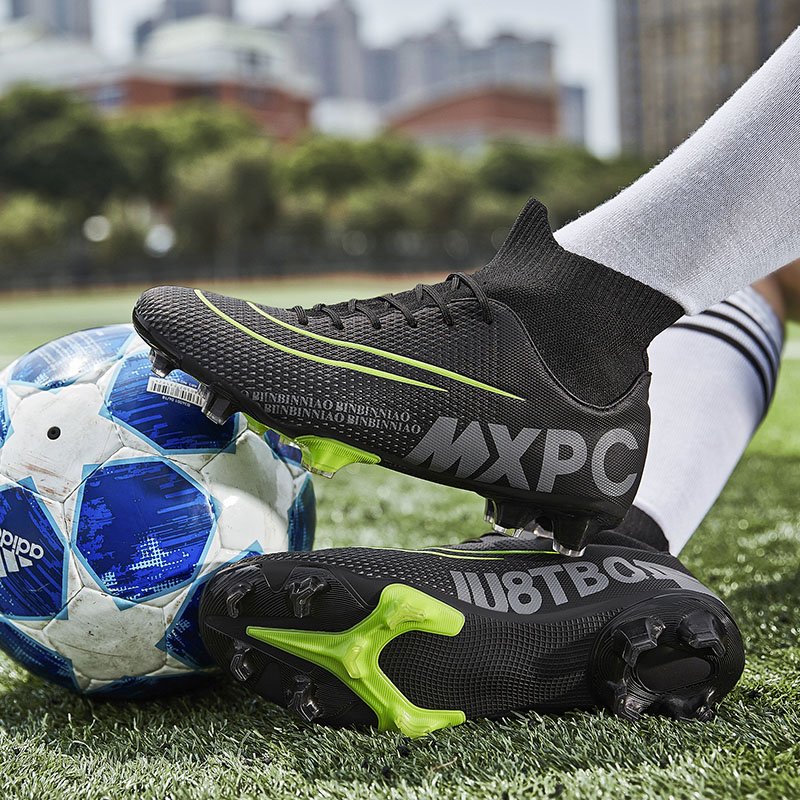Factory Good Quality American High Top Adult Long Nail Casual AG Sport Soccer Shoes Mud High Cut Training Men Football Shoes