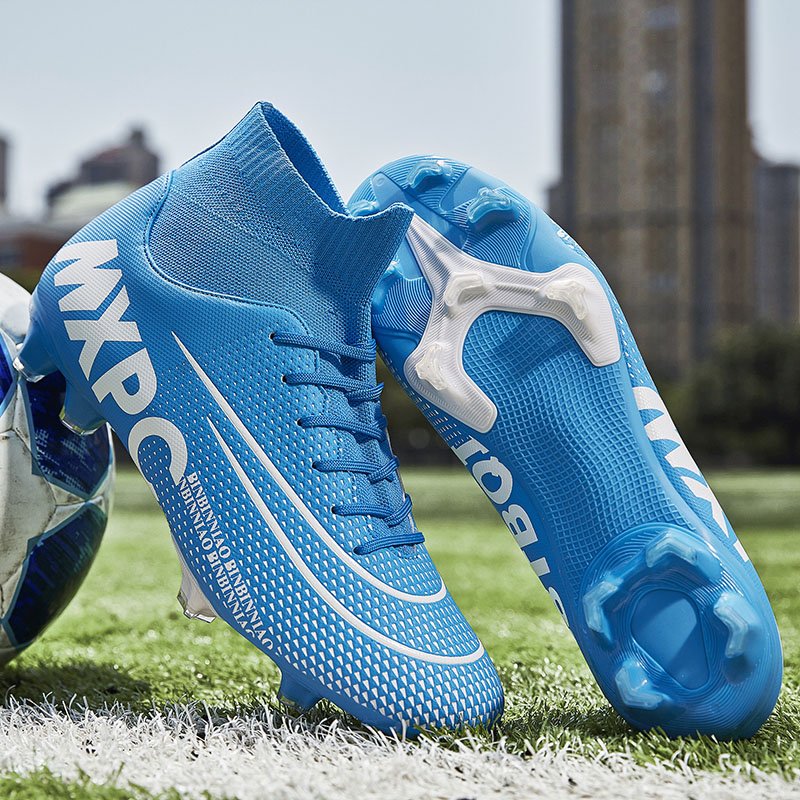 Factory Good Quality American High Top Adult Long Nail Casual AG Sport Soccer Shoes Mud High Cut Training Men Football Shoes