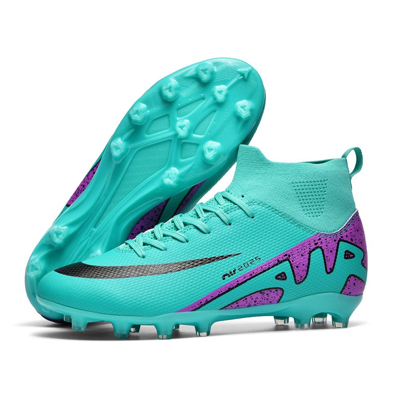 Outdoor Soccer Boots Men Soccer Shoes Anti Training Football Boots High Ankle Cleats Shoes