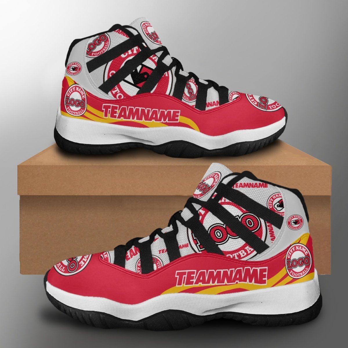 Wholesale Soccer National Football Team Print Design Sneakers Fashion Basketball Shoes Breathable Football Team Casual Shoes