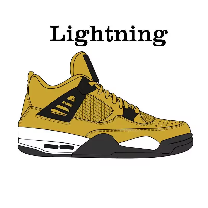 2024 New Color 4s Retro sneakers Men's and women's Black Cat sneakers Cheap J4s boys Adults basketball shoes for sale