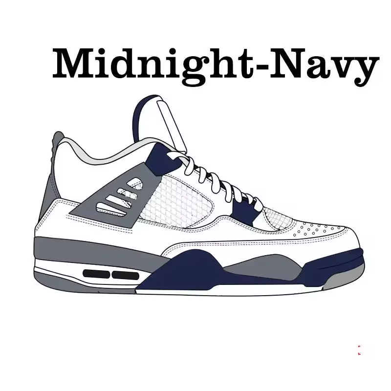 2024 New Color 4s Retro sneakers Men's and women's Black Cat sneakers Cheap J4s boys Adults basketball shoes for sale