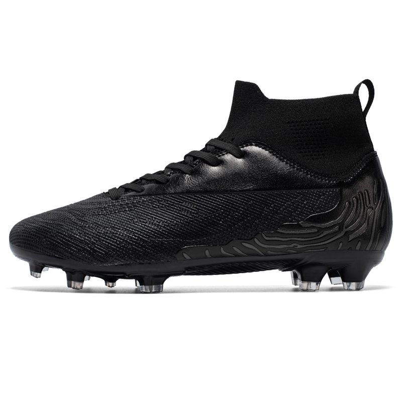 2024 High Quality Design Oem Leather Grey Outdoor Turf Training Football Soccer Shoes For Men