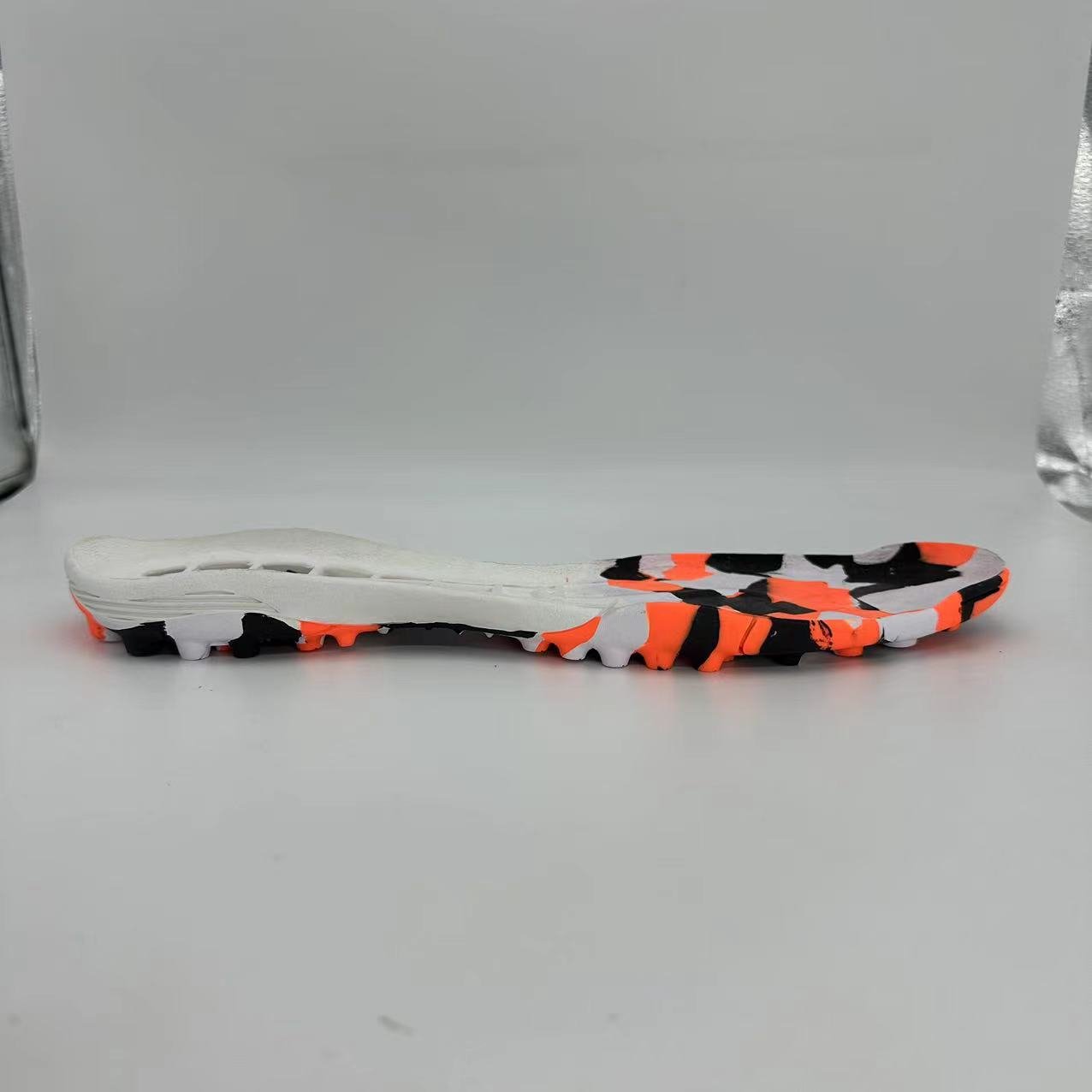 Hot sale football boots soles wholesale custom high quality rubber material flat scccer soles