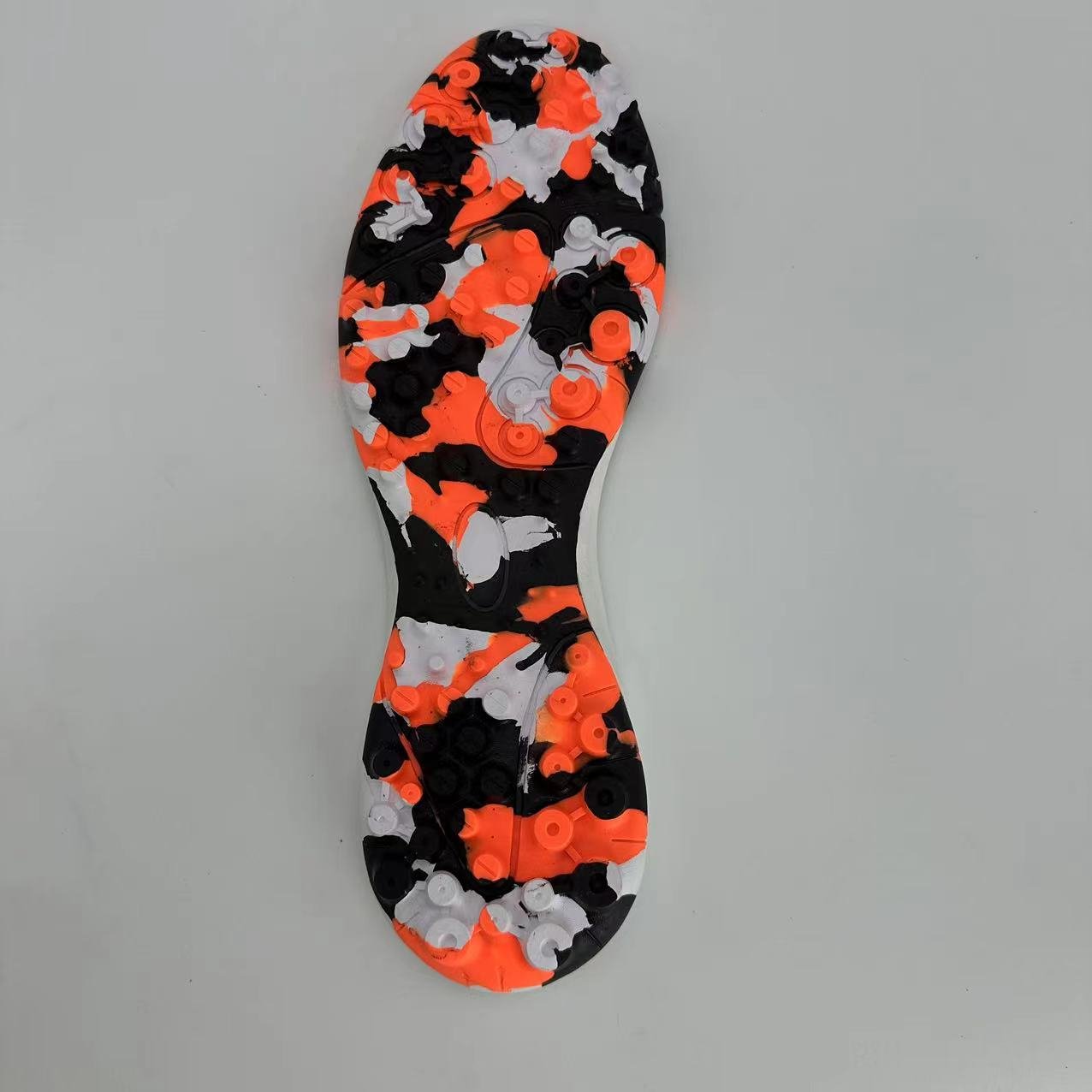 Hot sale football boots soles wholesale custom high quality rubber material flat scccer soles