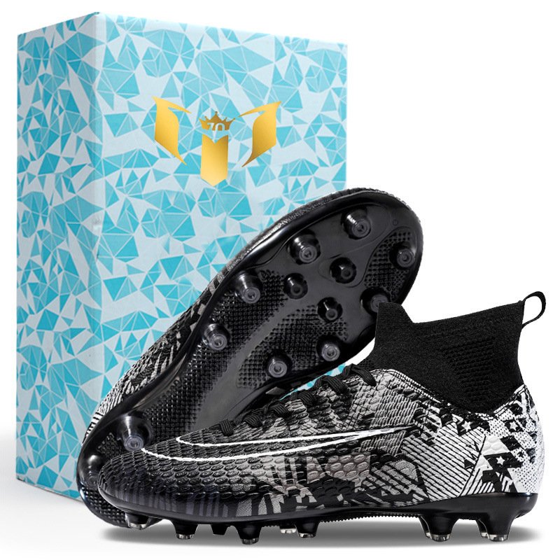 OEM China guayos XV FG Low Cut chuteira futebol Football shoes black white shoes Outdoor Boys Turf Soccer Shoe