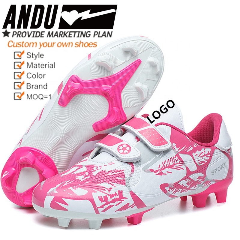 Size 28-38 soccer shoes for kids boys 12 years old soccer shoes for kids cheap indoor field futsal soccer shoes kids