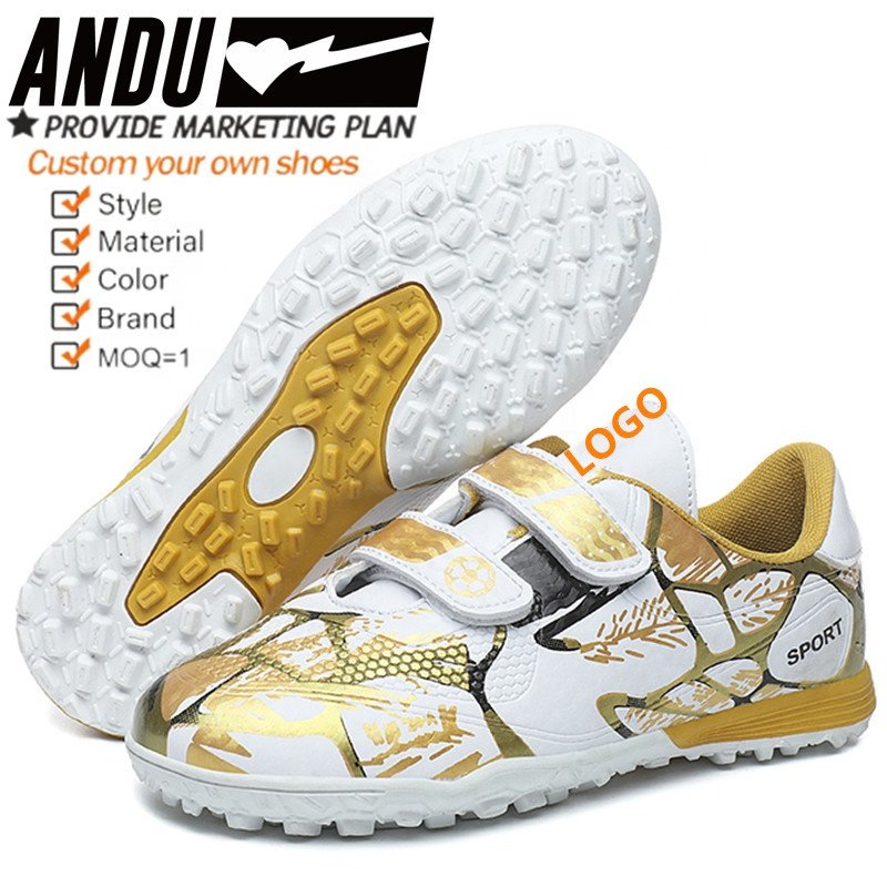 Size 28-38 soccer shoes for kids boys 12 years old soccer shoes for kids cheap indoor field futsal soccer shoes kids