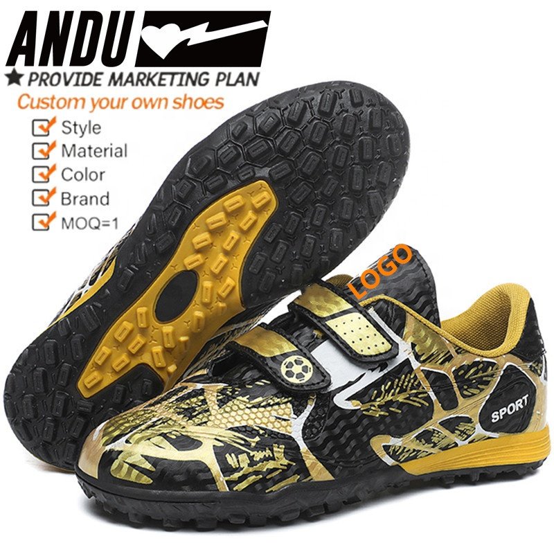 Size 28-38 soccer shoes for kids boys 12 years old soccer shoes for kids cheap indoor field futsal soccer shoes kids