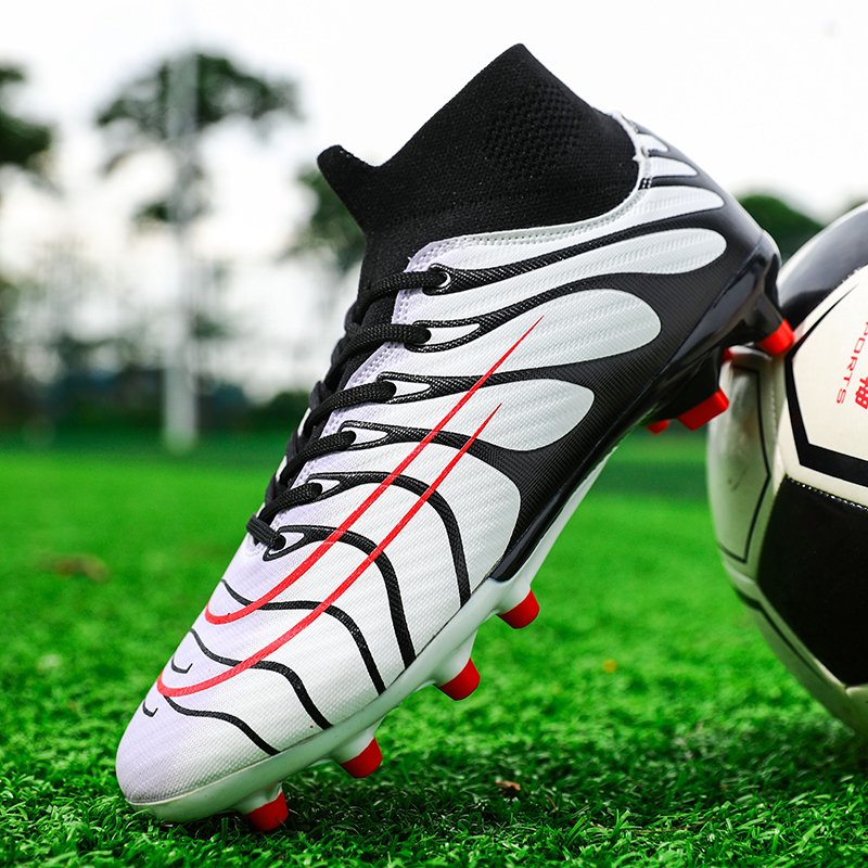 Classic Men Training Ankle Sole Outdoor Cleats Football Shoes Spike High Ankle Men Football Boots Original Football Casual Shoes
