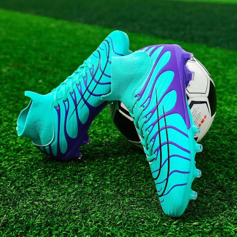 Classic Men Training Ankle Sole Outdoor Cleats Football Shoes Spike High Ankle Men Football Boots Original Football Casual Shoes