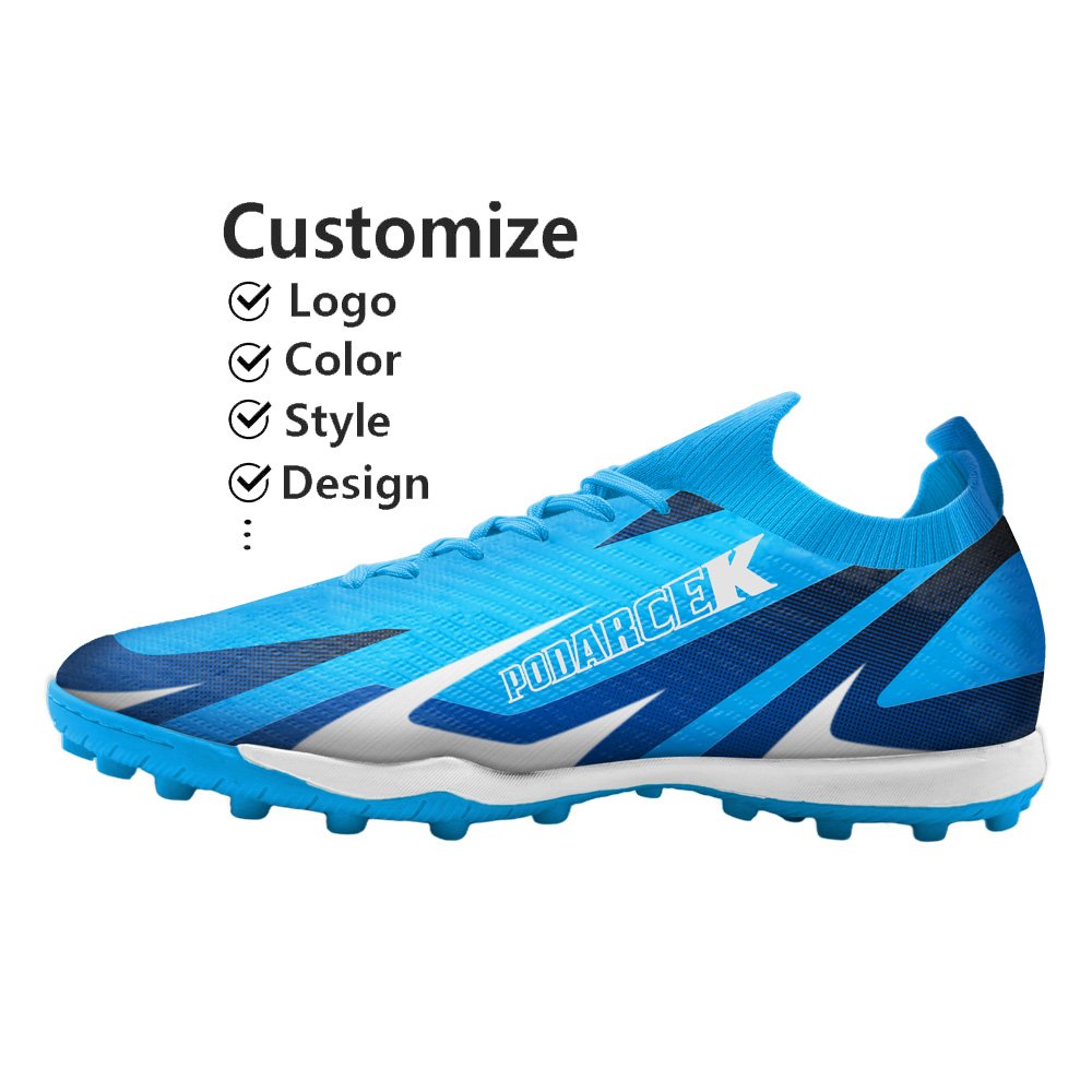 Manufacturer Custom Oem Leather Football Cleats Lightweight Breathable Training zapatos de football