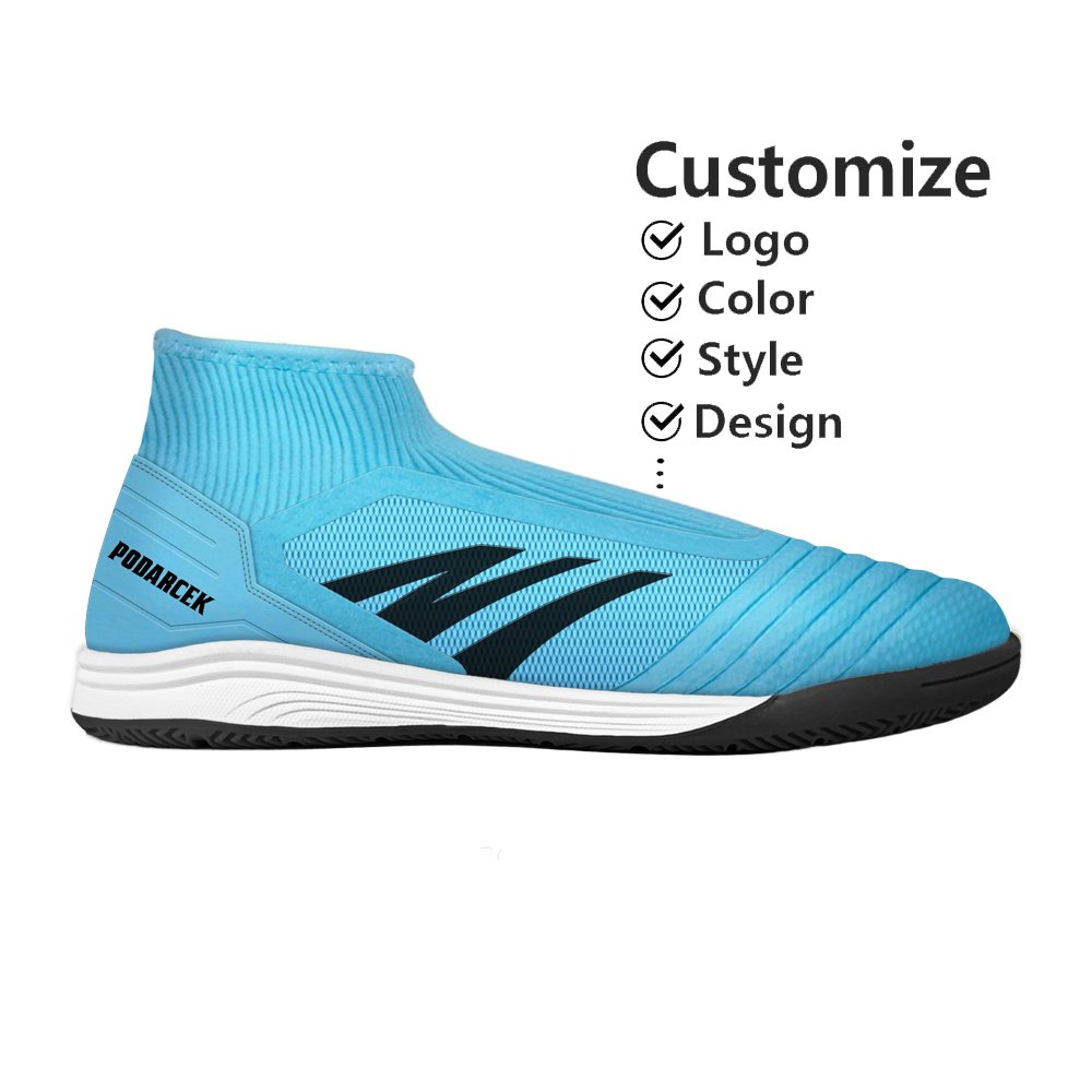 Manufacturer Custom Oem Leather Football Cleats Lightweight Breathable Training zapatos de football