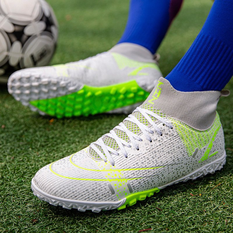 Soccer shoes men's TF broken spikes children's primary and secondary school students into artificial FG long spikes sports shoes