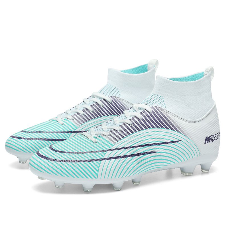 Mandarin duck football boots male and female spikes crushed nails teenage children students artificial grass training shoes