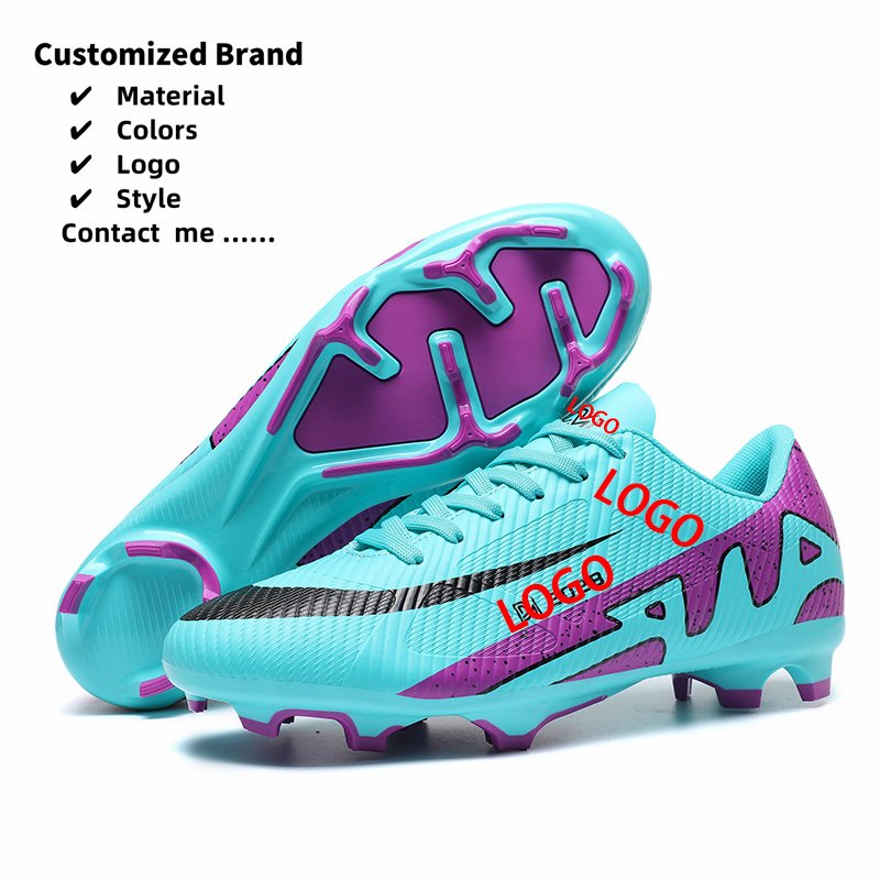 2024 New Factory Brand Mens Womens Waterproof Air Tn Fg Football Soccer Shoes Cleats Wholesale Zoom Football Soccer Shoes Boots