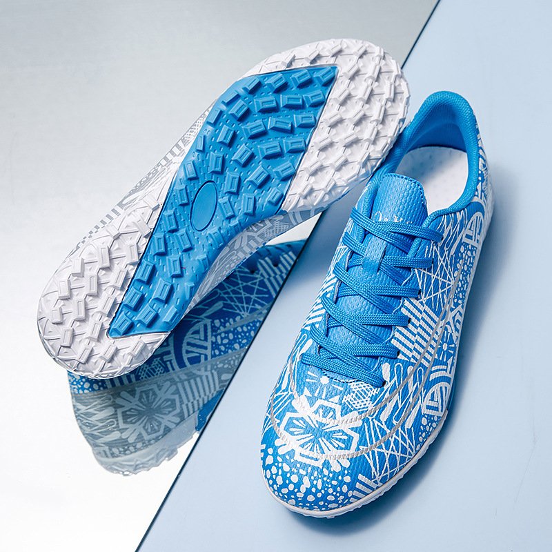 Professional Competition Football Shoes for Boys Girls Broken Nail Training Shoes Cross-Border Box Packing Students Athletes