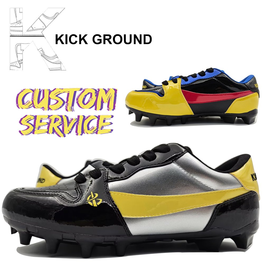 KICK GROUND Calzado Deportivo Futbol Hot Sale Man Outdoor Soccer Shoes Sports High Quality Custom Football Shoes