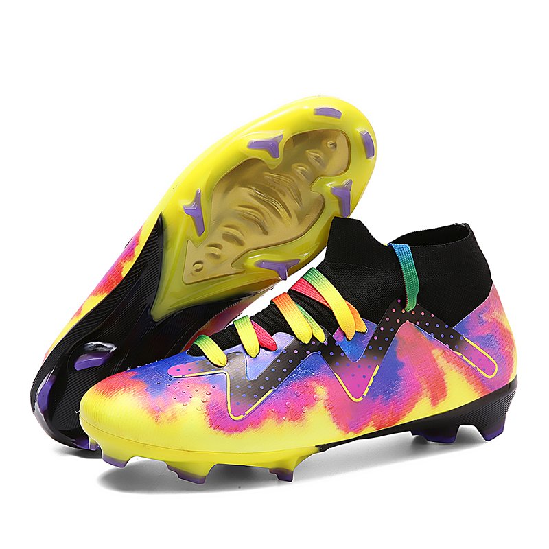2024 Professional Football Sneakers Soccer Shoes for men High Ankle Men's Cleats Training Sport Shoes Soccer Boots