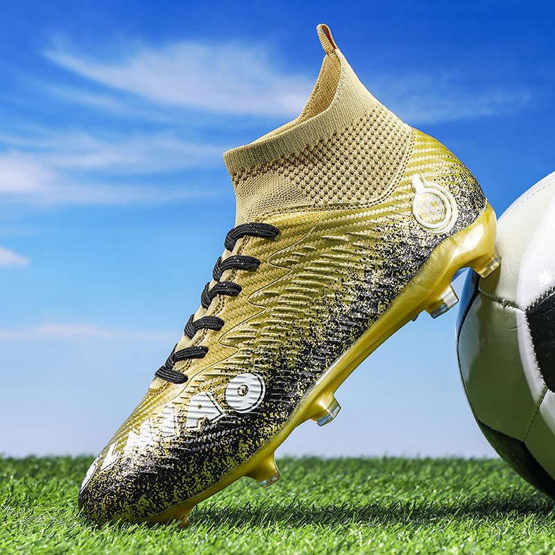 Greatshoes Golden Color Football Boots Children Soccer Shoes,Football Shoes China Men Soccer Boots 46