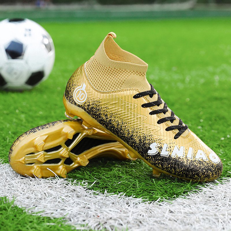 Greatshoes Golden Color Football Boots Children Soccer Shoes,Football Shoes China Men Soccer Boots 46