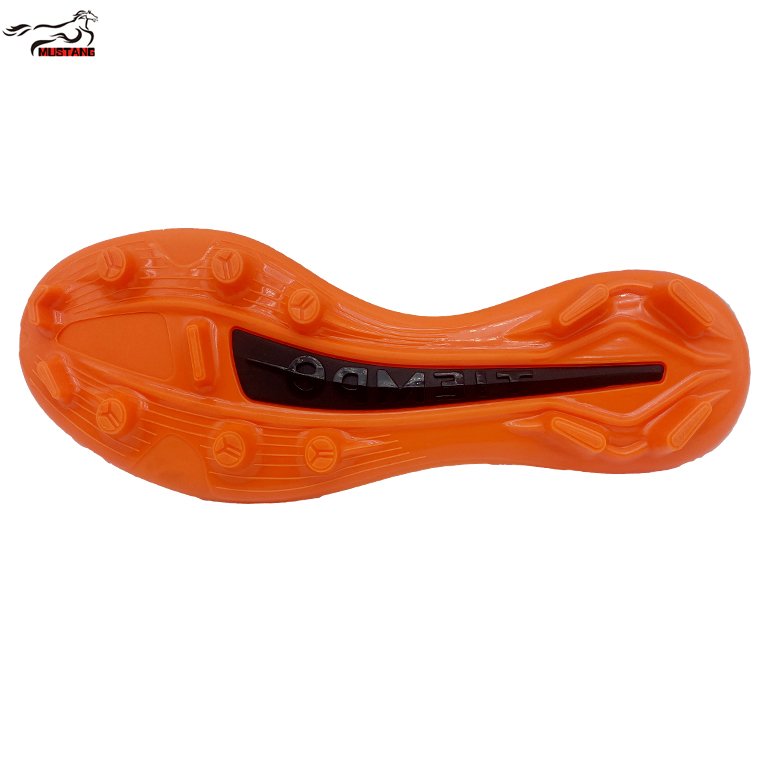 Mustang soccer shoe sole for football shoes wear resistant good quality tpu shoe sole football sneaker outsole jinjiang city