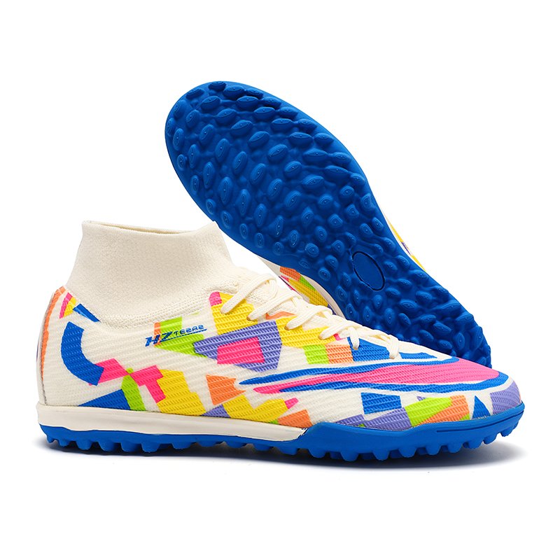 Men's Custom 35-45 Size Outdoor Soccer Cleats Youth Training Football Sneakers Sports PU Material Summer Winter Turf Kid's Boots