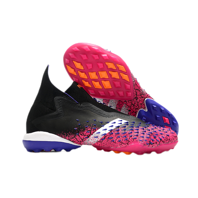 Mens predator knitted grass spike football Predator Freak + TF Soccer Shoes 39-45