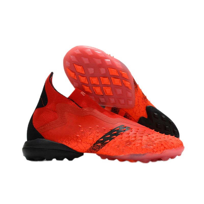 Mens predator knitted grass spike football Predator Freak + TF Soccer Shoes 39-45