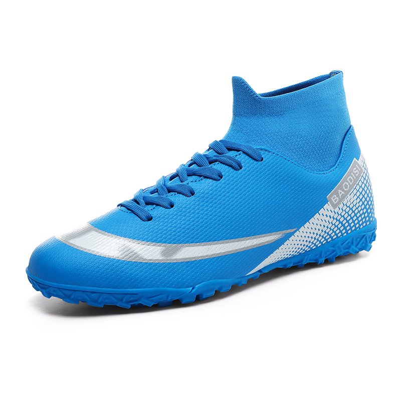 Football Shoes High top Lace Up Soccer futsal shoes Football Boots FG HG TF Boy's Girls' Men's Women's Adult Children's Footwear