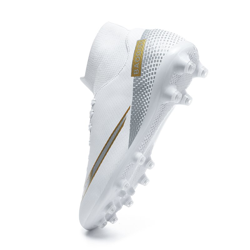 Football Shoes High top Lace Up Soccer futsal shoes Football Boots FG HG TF Boy's Girls' Men's Women's Adult Children's Footwear