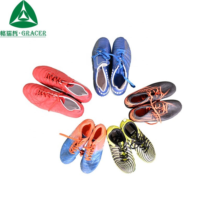 Guangzhou Shoes Suppliers Credential Original Used Soccer Shoes Bales UK
