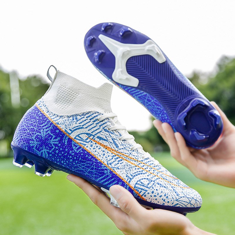 Oem/odm Factory Professional Original Custom Outdoor wear resistant Training Football Boots High Top Soccer Shoes For Men
