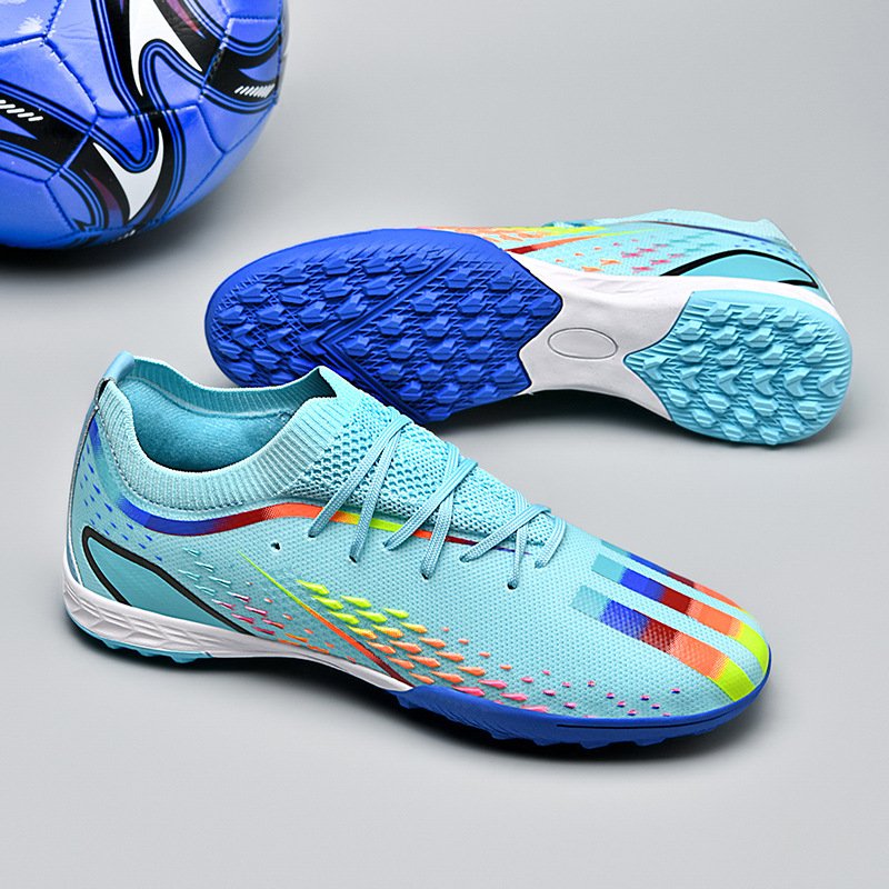 high quality race elastic soccer shoes high ankle boots de football