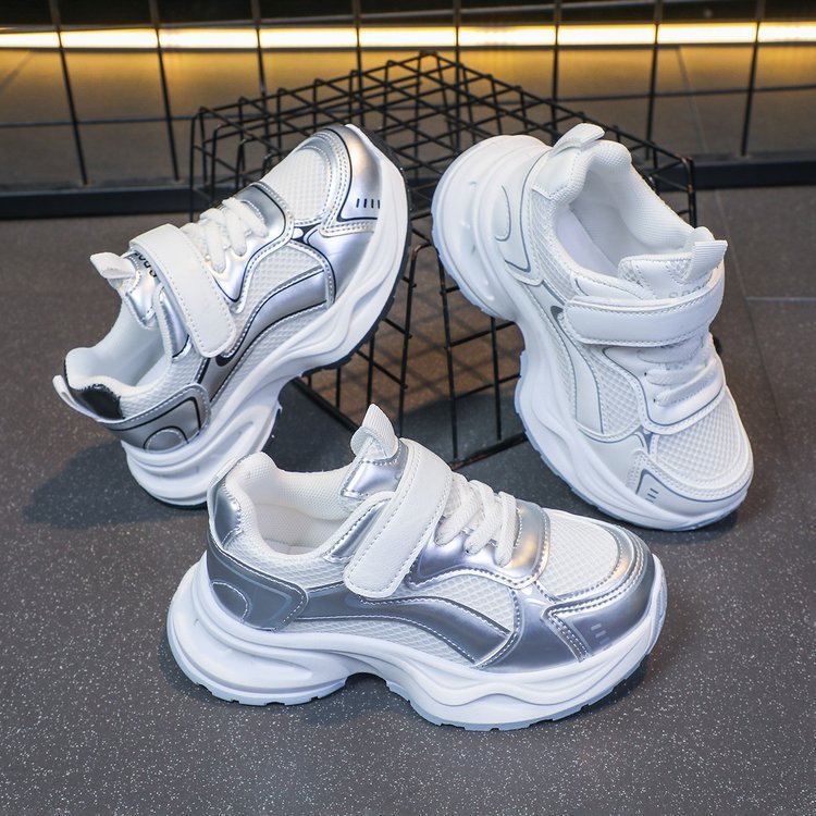 Lightweight and Soft Lace-Up Sneakers Fashion Trend Ventilated Walking Style Shoes for Women
