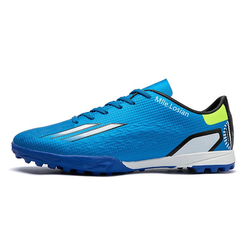 solidly nailed football shoes,shock absorption football shoes,grass sport square football shoes
