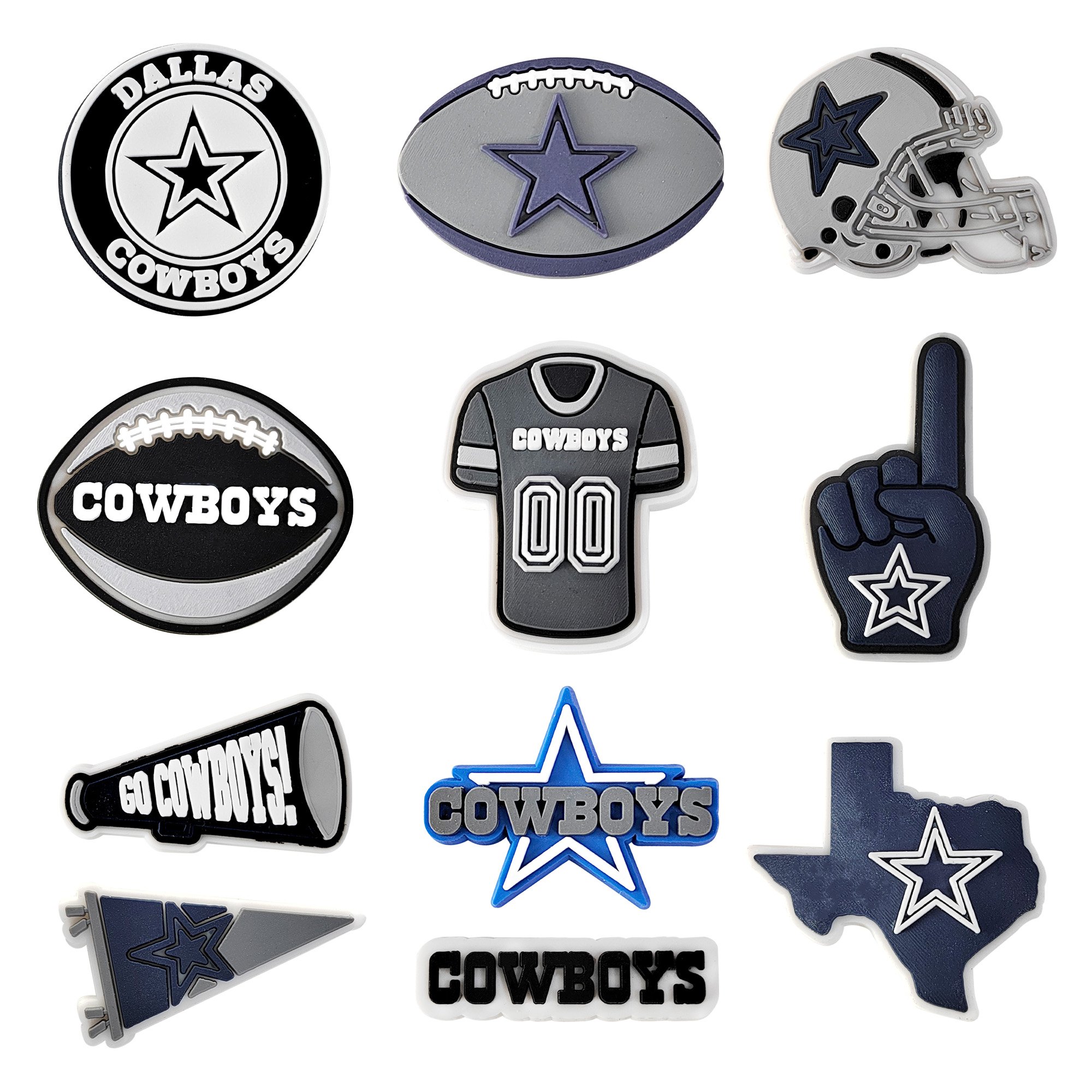 Wholesale American football team Buffalo Bills Style PVC Custom shoe decorations shoe charms
