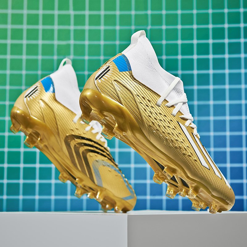 2023 Sapatos de futebol high quality fashion rubber sole outdoor grass non-slip and wear resistant soccer shoes