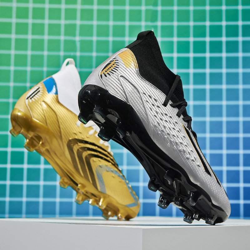 2023 Sapatos de futebol high quality fashion rubber sole outdoor grass non-slip and wear resistant soccer shoes