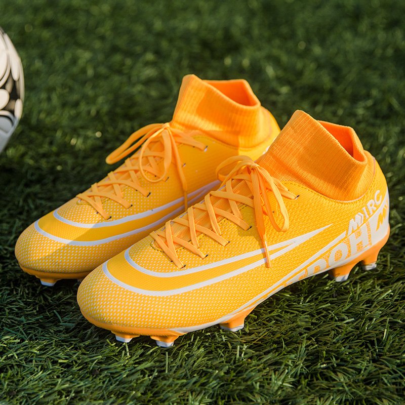 High-top men's football shoes youth training student foot boots sports soccer shoes