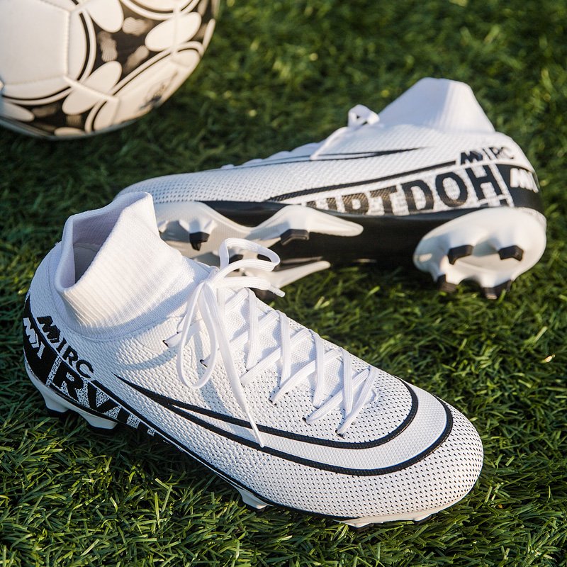 High-top men's football shoes youth training student foot boots sports soccer shoes