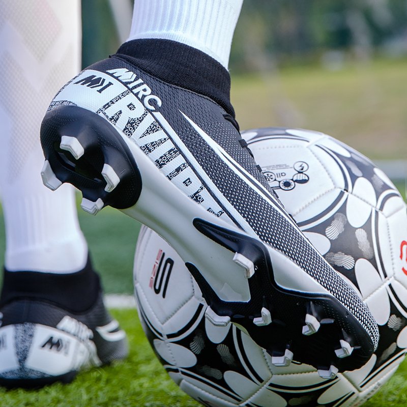 High-top men's football shoes youth training student foot boots sports soccer shoes