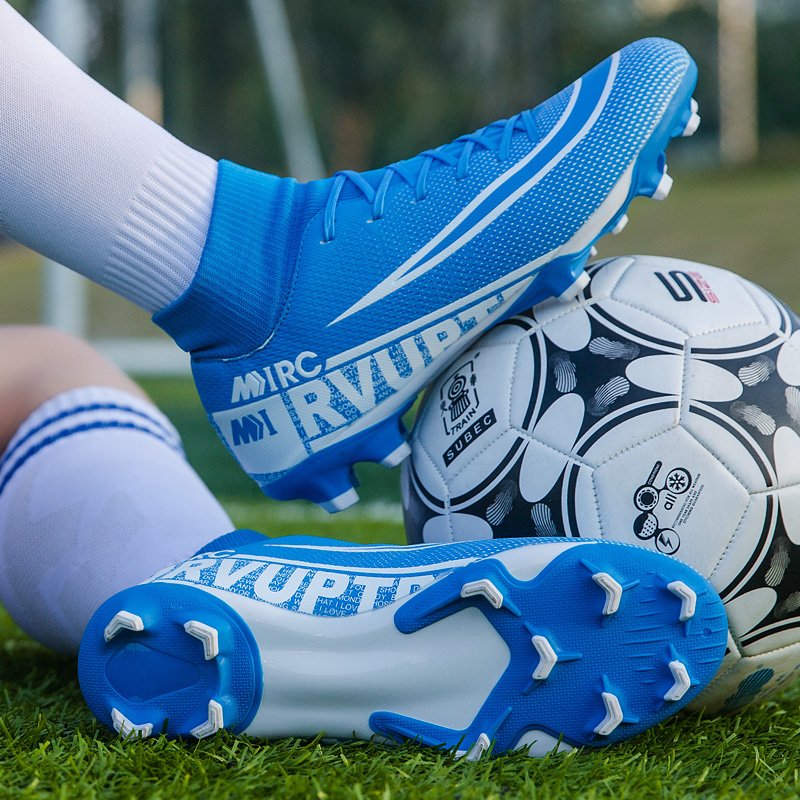 High-top men's football shoes youth training student foot boots sports soccer shoes