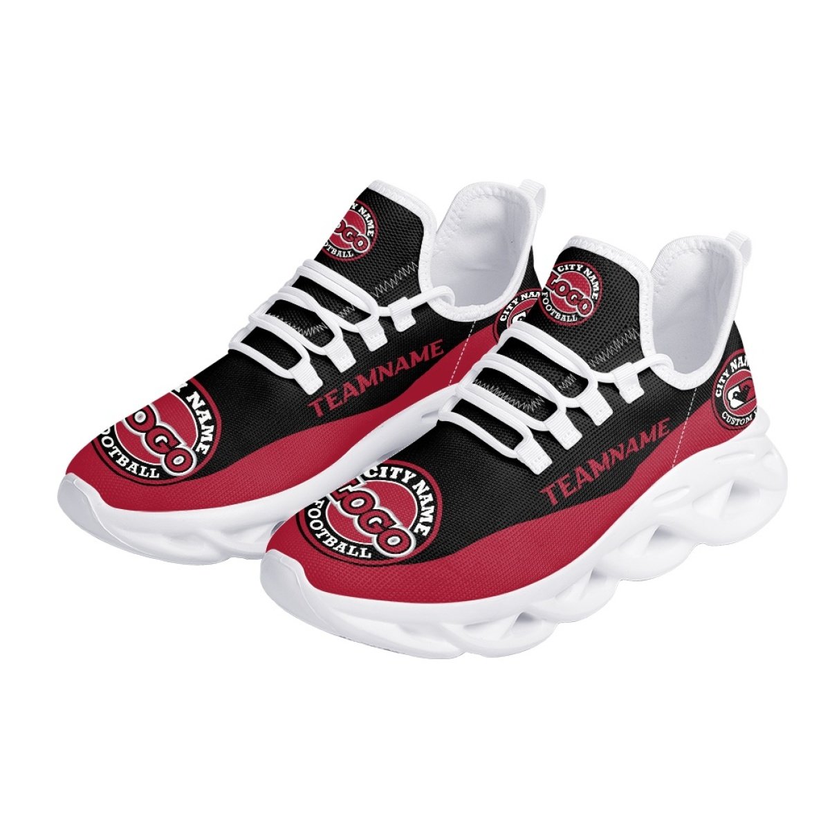 Formal Custom Trademark Soccer 3D Printed Image Dropshipping Leisure Customized Versatile Sports Running Shoes Shoes Casual