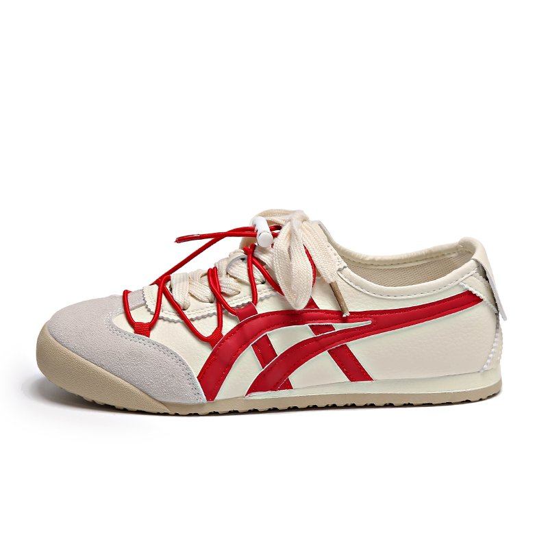 Summer New Design White Leather Casual Board Shoes for Students Soft Bottom Leisure Style