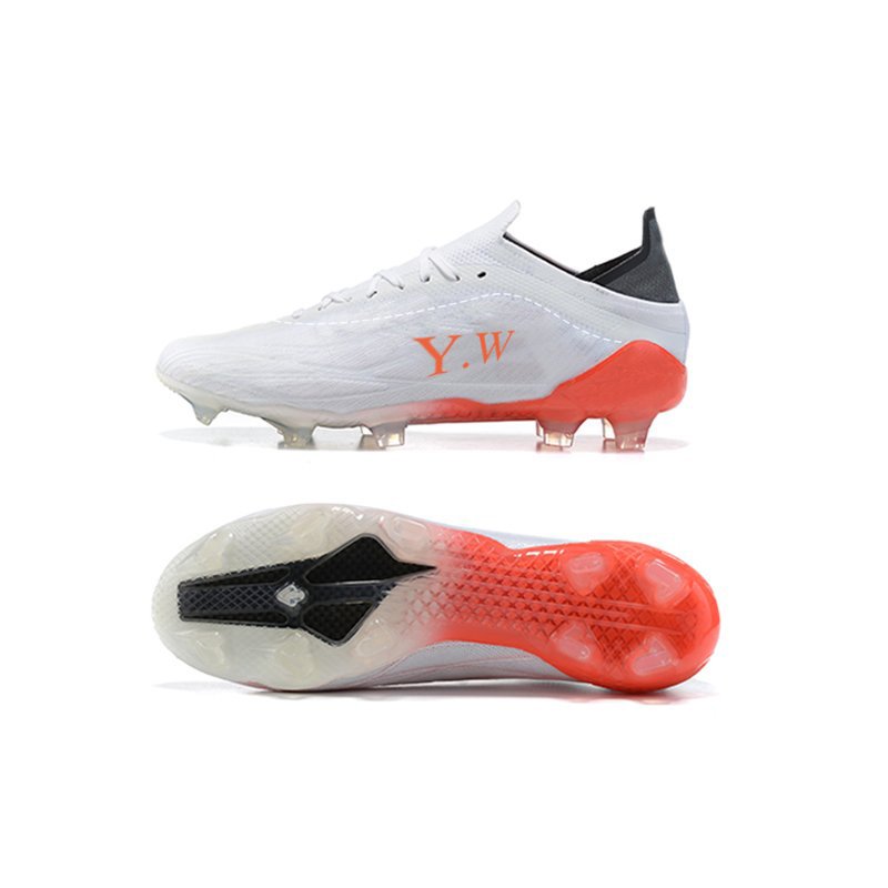 Long Spikes Football Shoes Men Outdoor Black White Classical Training Football Boots Ultralight Non-Slip Sport Turf Soccer Cleat